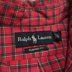 Polo Ralph Lauren men’s button down plaid shirt